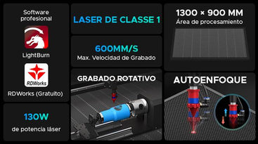 130w maquina corte laser en madera acrilico
