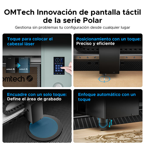 grabado laser control de pantalla tactil