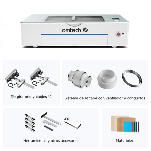 grabador laser con eje giratorio gratis
