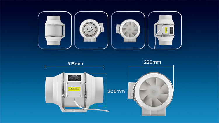 instala facilmente el ventilador de conducto