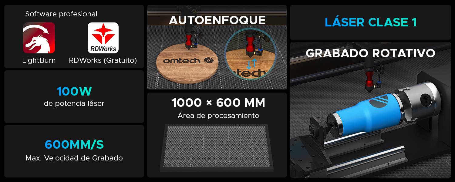 mejor cortadora laser de 100w  para madera y acrilico