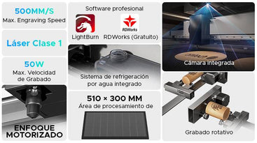 mejor cortadora laser en casa polar omtech
