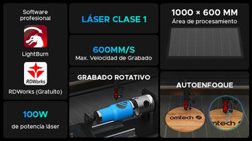 mejor maquina laser de 100w corte para madera y acrilico