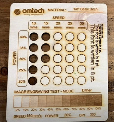 Omtech lasercutter