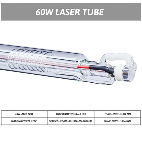 60W CO2 Laser Tube for Laser Engraver Cutting Machine Picture