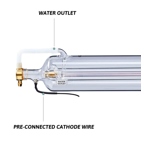 80W CO2 Laser Tube for Laser Engraver Cutting Machine